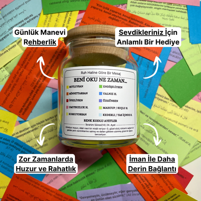 Rahmet Kavanozu - 140 Ayet Kartı - 10 Renk