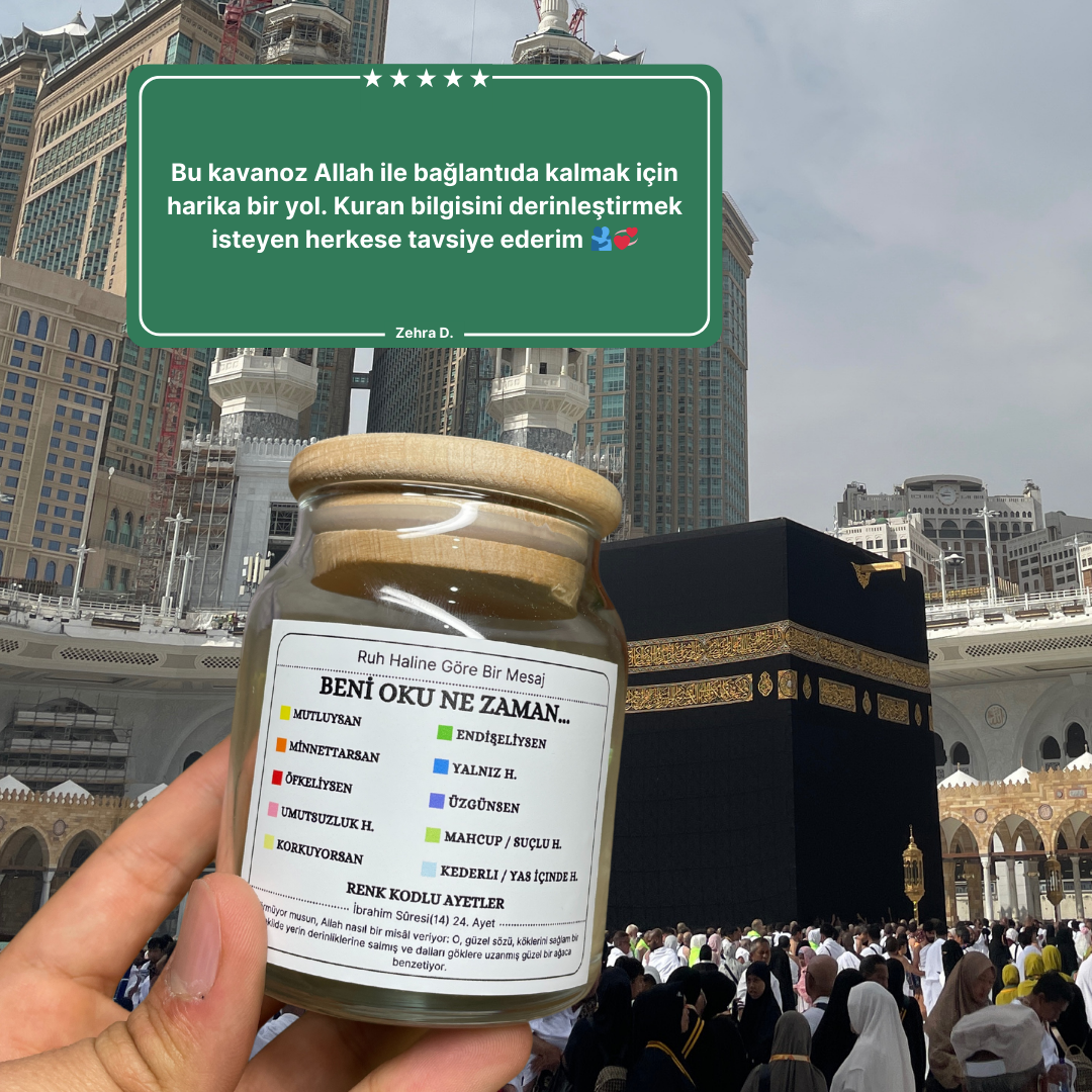 Rahmet Kavanozu - 140 Ayet Kartı - 10 Renk